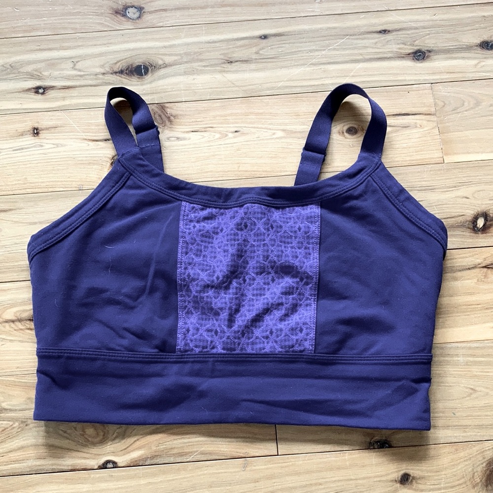 Prana longline sports bra with adjustable straps